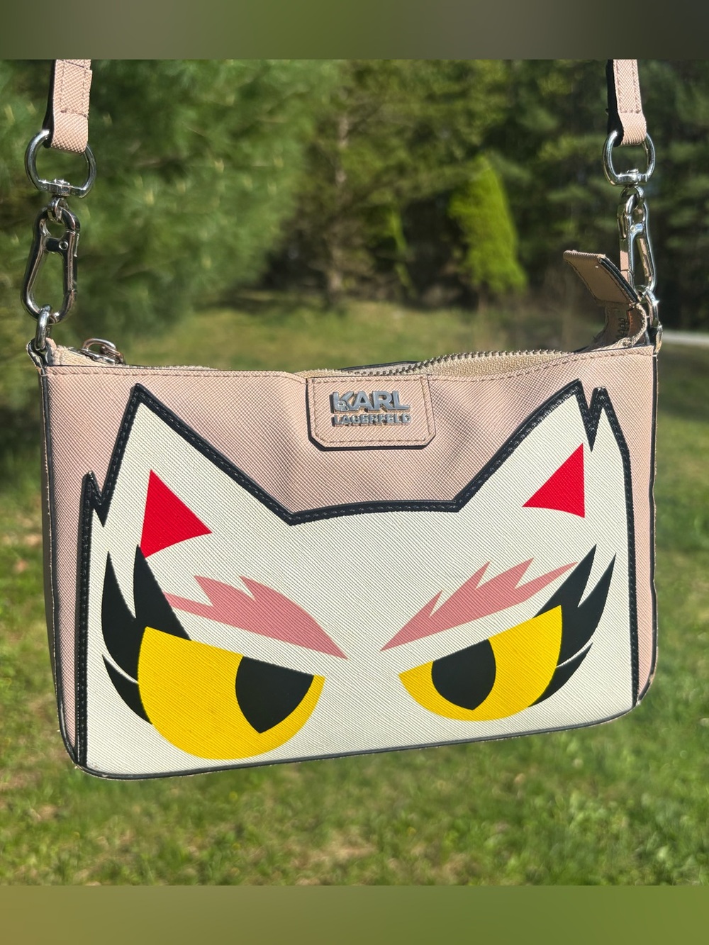 Karl Lagerfeld Paris Monster Choupette Crossbody Bag